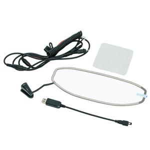 Elektriski apsildāms pleksi LS2 motociklu ķiverēm caurspīdīgs