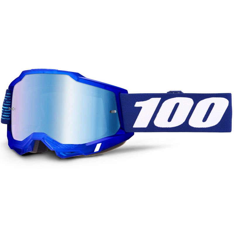 Motokrosa brilles 100% Accuri 2 2028 ar zilu pleksi