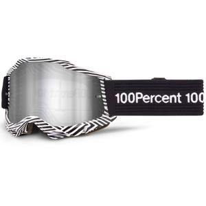 Motokrosa brilles 100% Accuri 2 SAMBA ar sudraba pleksi