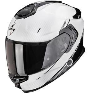 Integrēta moto ķivere Scorpion EXO-GT SP Air Asphalt pearl white-black