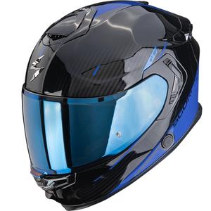 Integrēta moto ķivere Scorpion EXO-GT SP Air Asphalt melns-zils