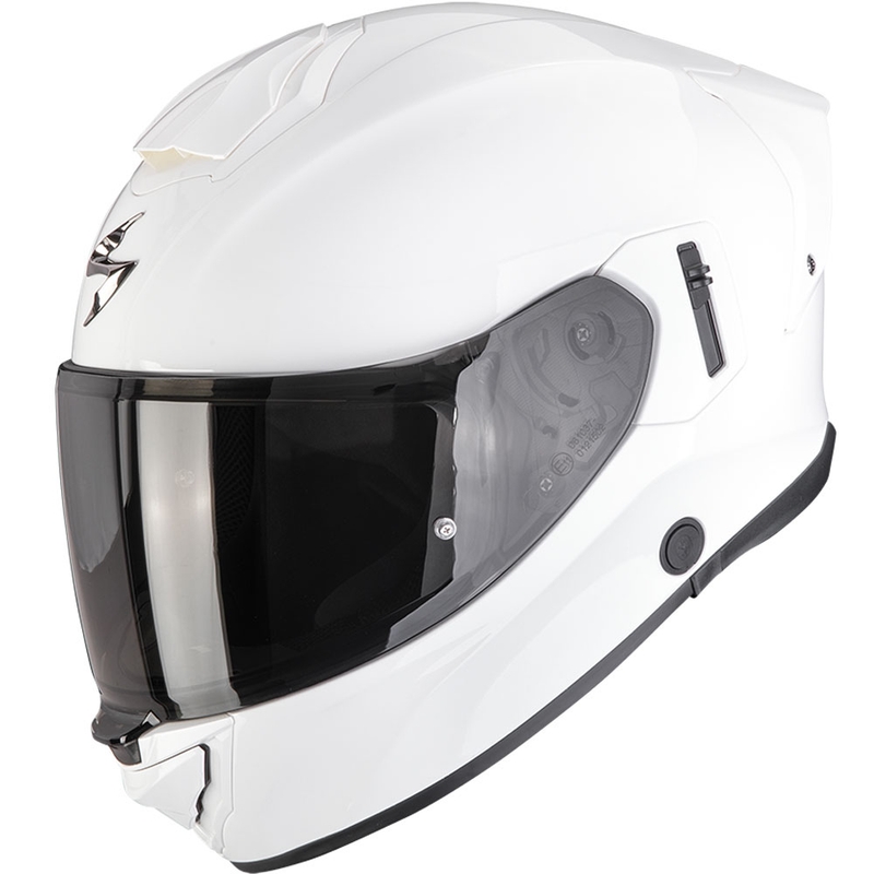 Integrēta motocikla ķivere Scorpion EXO-530 Air Solid balta