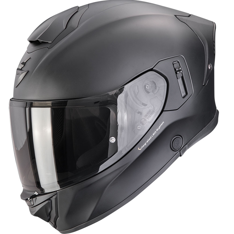 Integrēta motocikla ķivere Scorpion EXO-530 i Air matēts melns