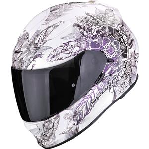 Integrālā motociklistu ķivere Scorpion EXO-491 Dream balts hameleons