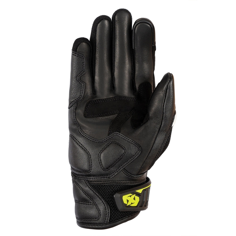 Motocikla cimdi Oxford RP-4S 3.0 melns-balts-dzeltens