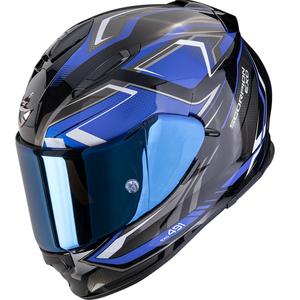 Integrālā motocikla ķivere Scorpion EXO-491 Zumo melns-zils