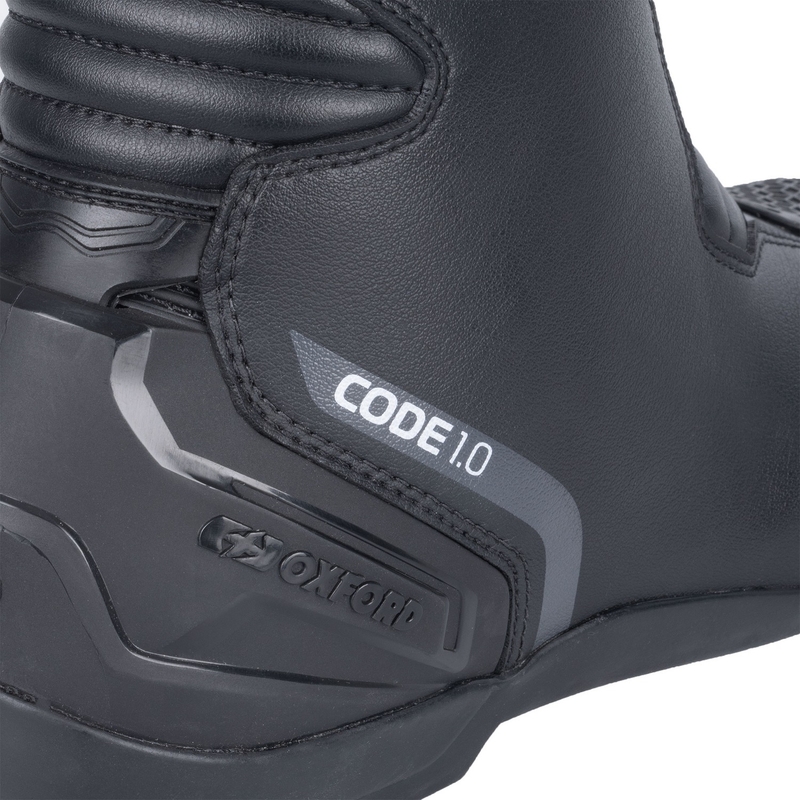 Oxford Code 1.0 D2D motocikla apavi melni