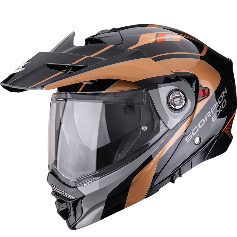 Enduro motocikla ķivere Scorpion ADX-2 Kamps melna-vara