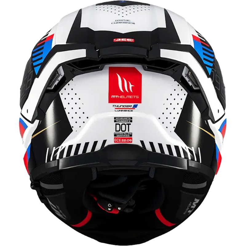 Pilna izmēra motocikla ķivere MT Thunder 4 SV Luminence zila