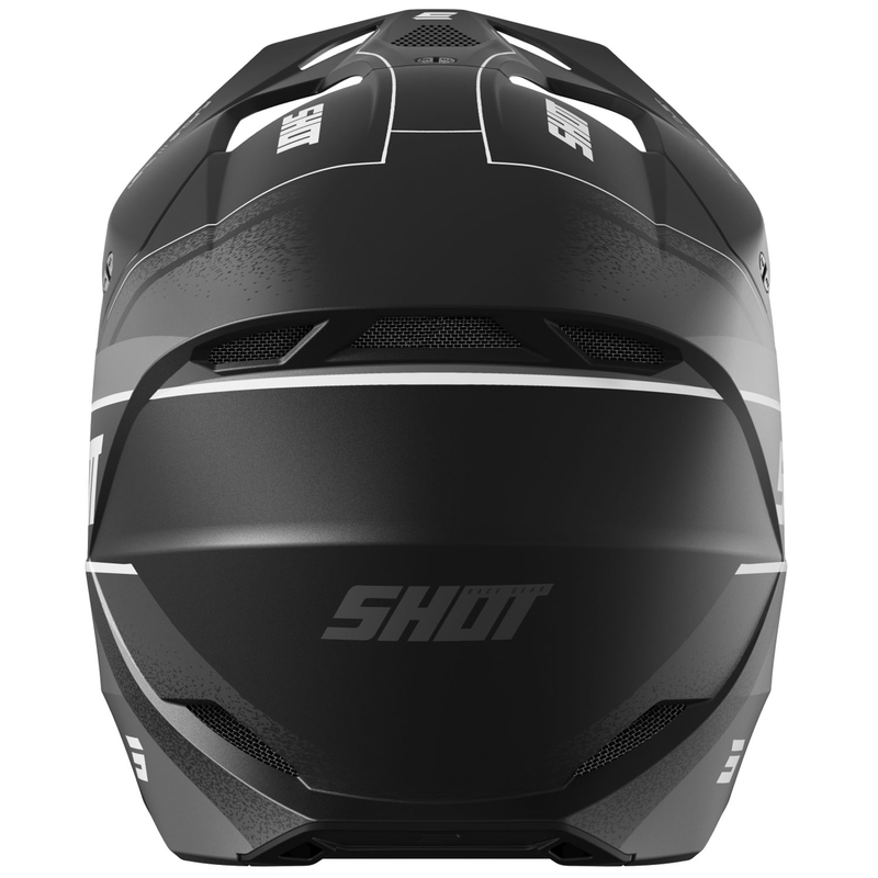 Motokrosa ķivere Shot Furious Dust matēts melns