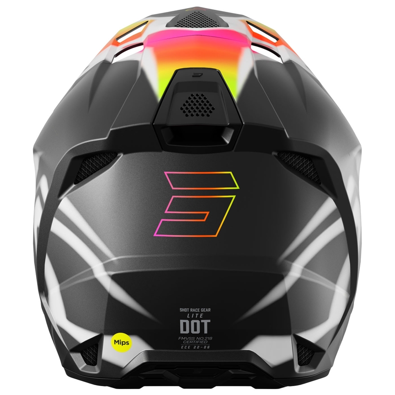 Motokrosa ķivere Shot Lite Devil matēti melna