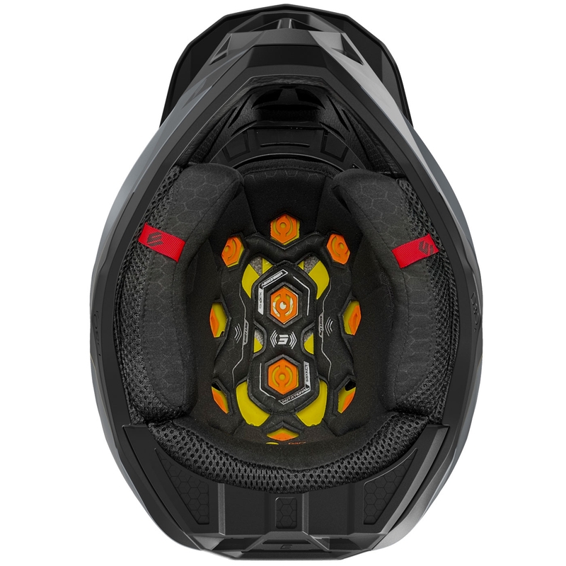 Motokrosa ķivere Shot Lite S10 matēta melni pelēka