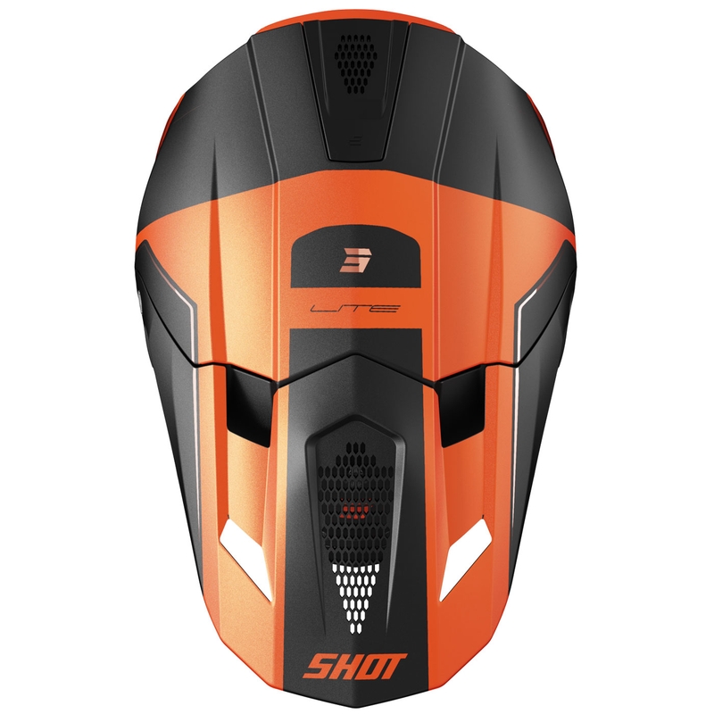 Motokrosa ķivere Shot Lite S10 matēts oranžs