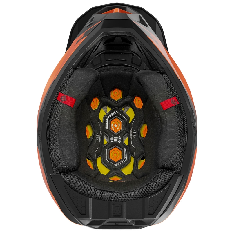 Motokrosa ķivere Shot Lite S10 matēts oranžs