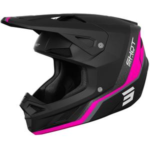 Motokrosa ķivere Shot Speed Atomic matēta rozā krāsā