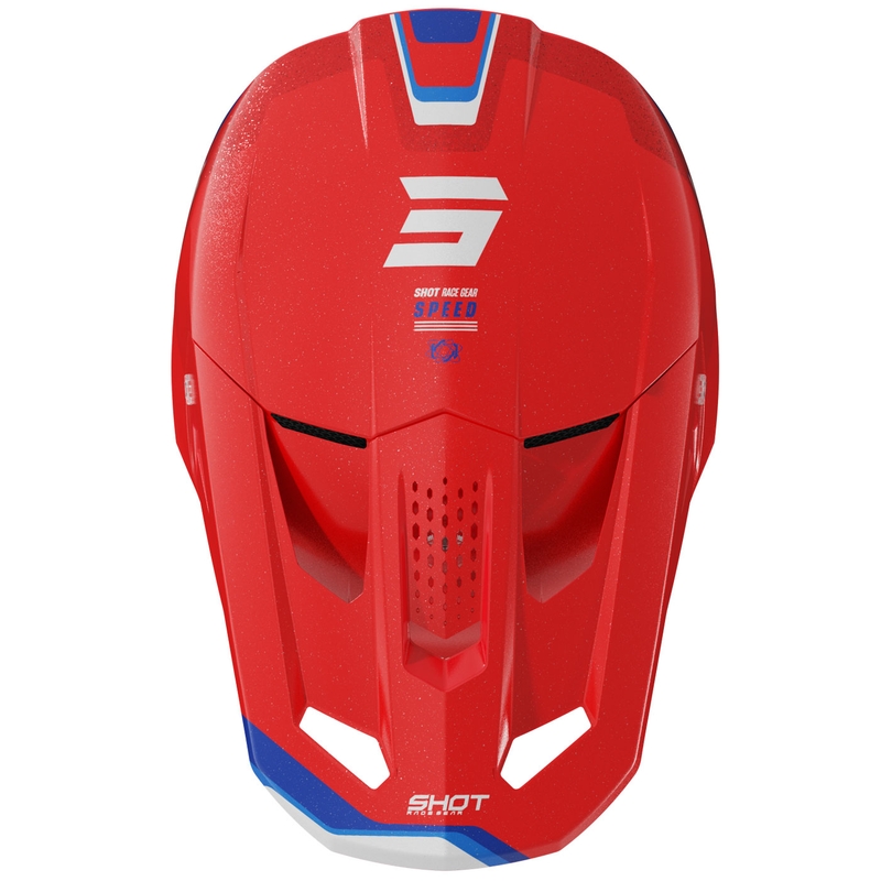 Motokrosa ķivere Shot Speed Atomic pearl red