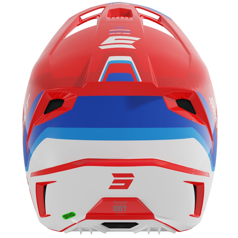 Motokrosa ķivere Shot Speed Atomic pearl red