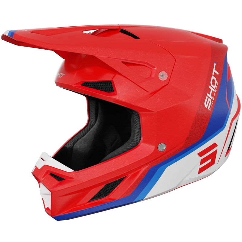 Motokrosa ķivere Shot Speed Atomic pearl red