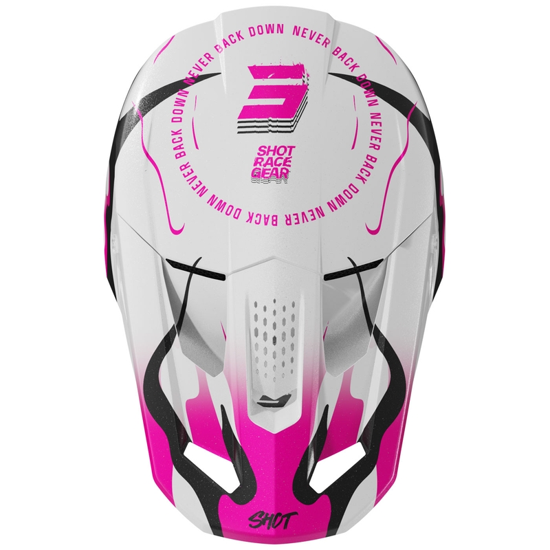 Motokrosa ķivere Shot Speed Beast pearl pink