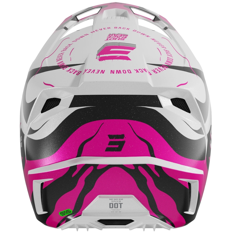 Motokrosa ķivere Shot Speed Beast pearl pink