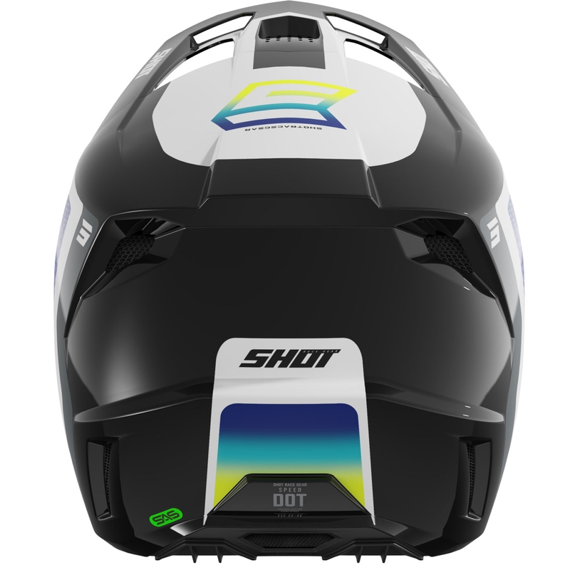 Motokrosa ķivere Shot Speed Hybrid spīdīga fluo dzeltena