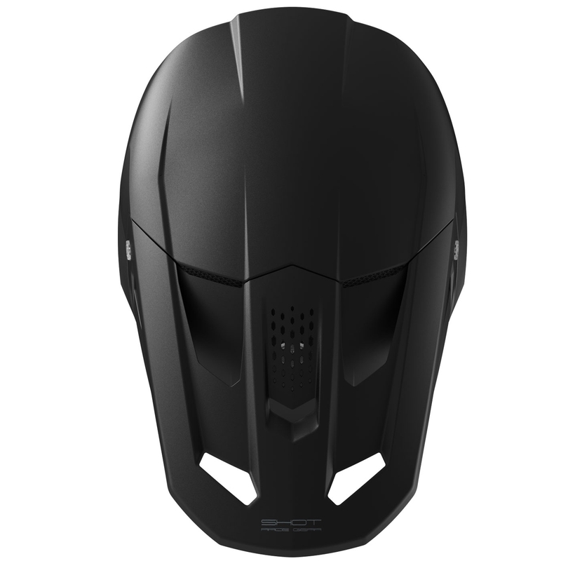 Motokrosa ķivere Shot Speed Solid matēts melns