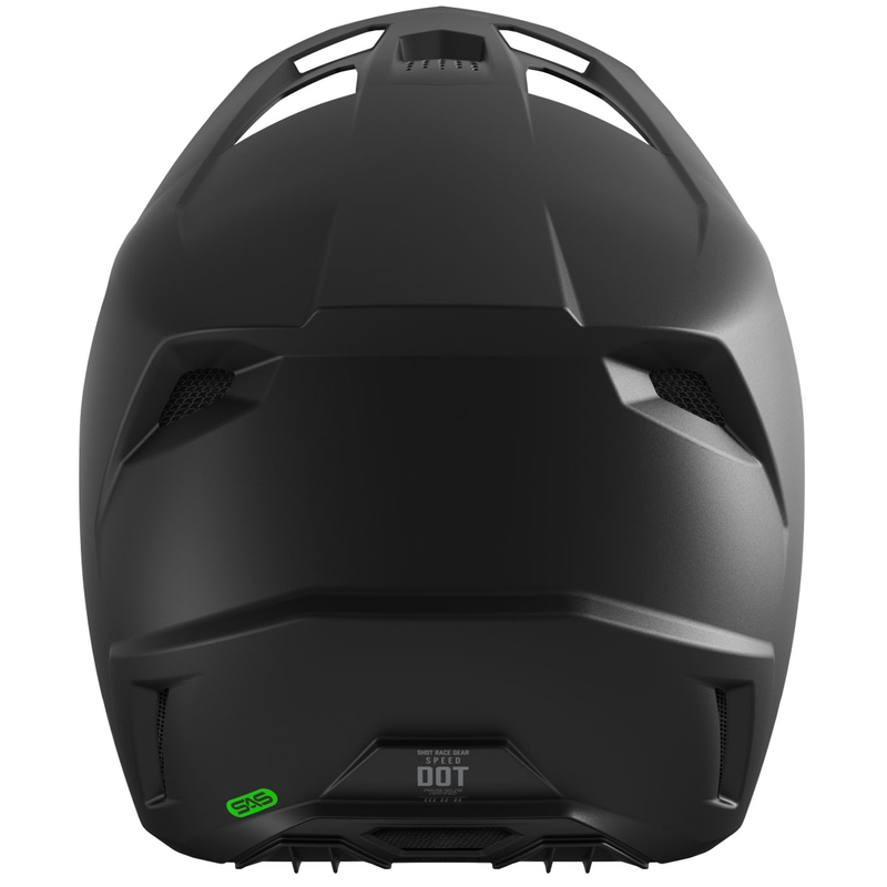 Motokrosa ķivere Shot Speed Solid matēts melns