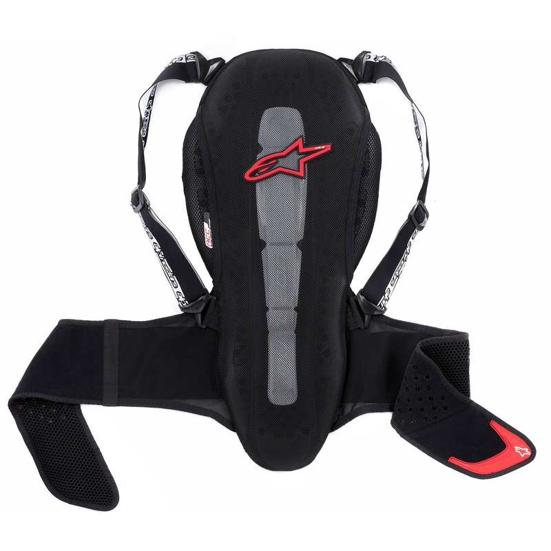 Alpinestars Nucleon KR-2 mugurkaula aizsargi melni-sarkani