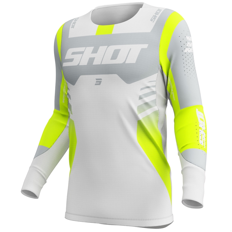 Motokrosa krekliņš Shot Aerolite Sprint pelēks