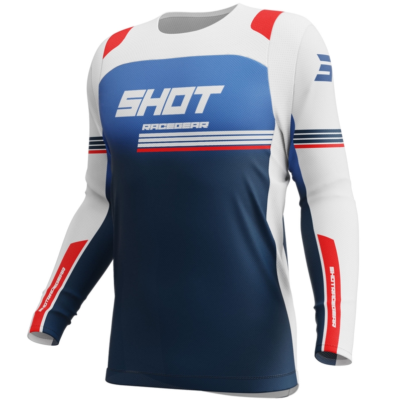 Motokrosa krekls Shot Kontaktinformācija Linear Patriot