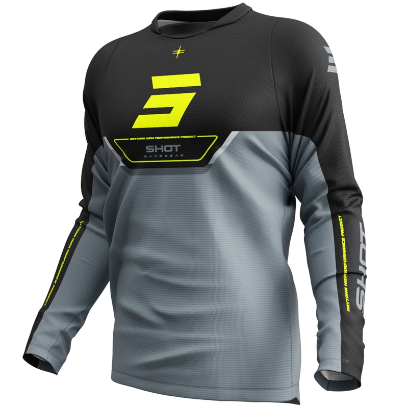 Motokrosa krekliņš Shot Devo Daytona fluo dzeltens