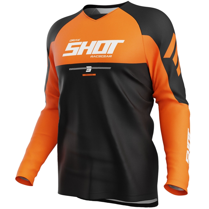 Motokrosa krekliņš Shot Draw Private oranžs