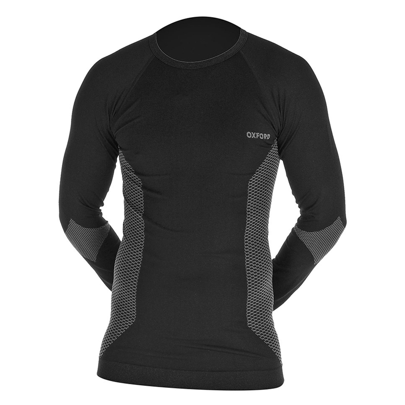Termo triko s dlouhým rukávem Oxford Base Layer černé výprodej