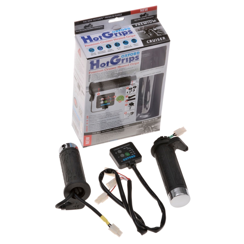 Oxford Hotgrips Premium Cruiser apsildāmās rokturiņas