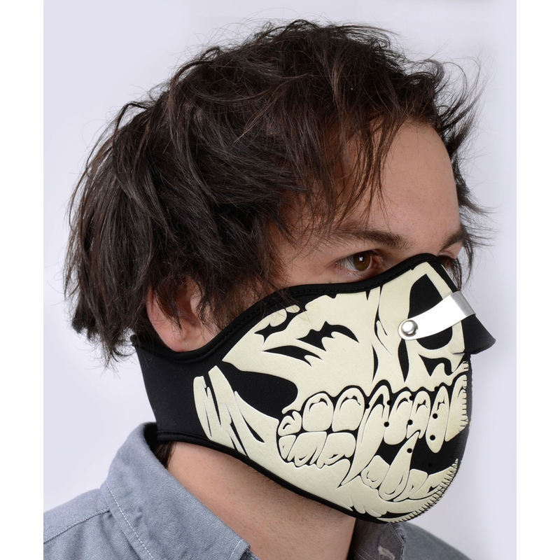 Oxford Glow Skull sejas maska