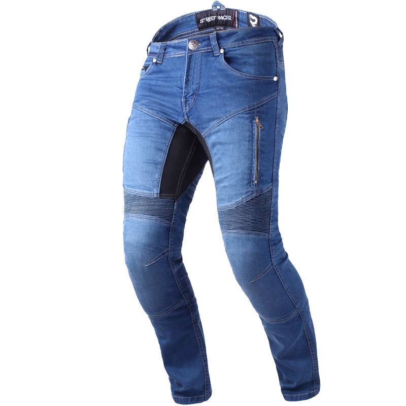 Street Racer Stretch II CE Blue motocikla džinsi