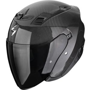 Atvērtā motocikla ķivere Scorpion EXO-Z1 Carbon Solid black