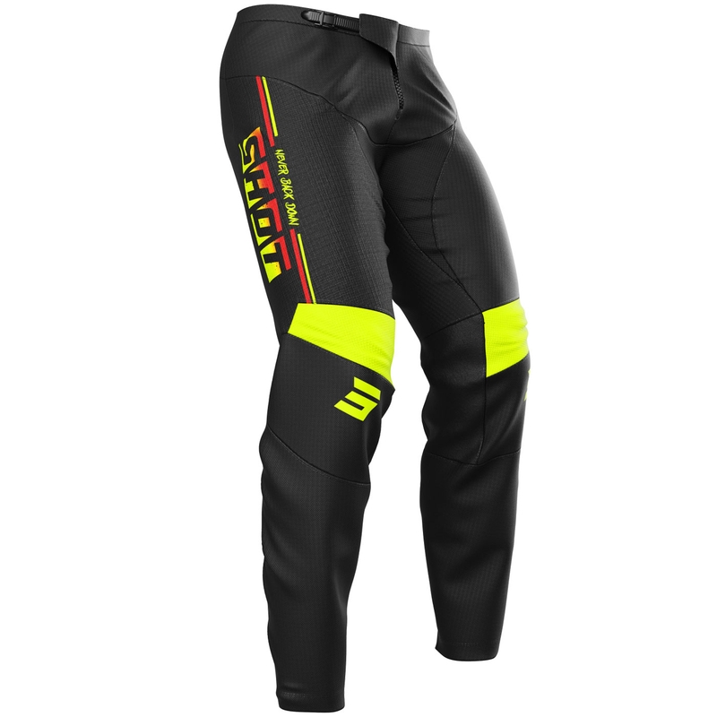 Motokrosa bikses Shot Devo Block fluo yellow