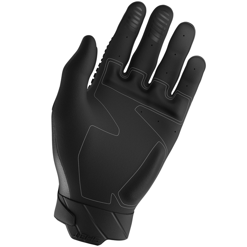 Motokrosa cimdi Shot Core Max melni