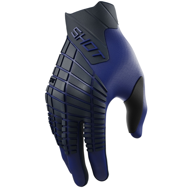 Motokrosa cimdi Shot Core Max blue
