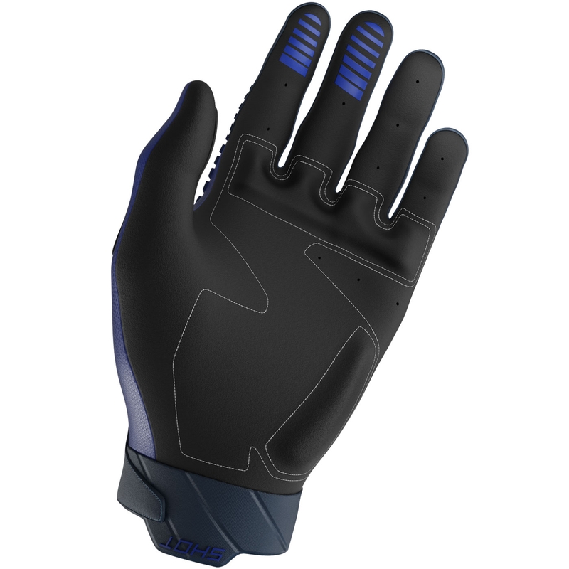 Motokrosa cimdi Shot Core Max blue