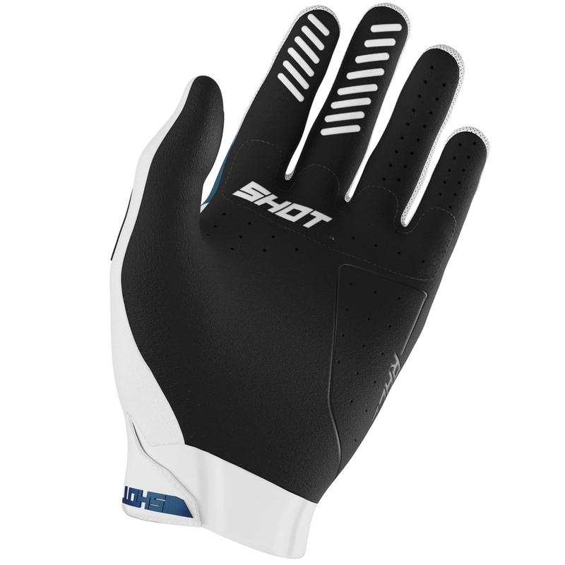 Motokrosa cimdi Shot Race Evo petrol blue