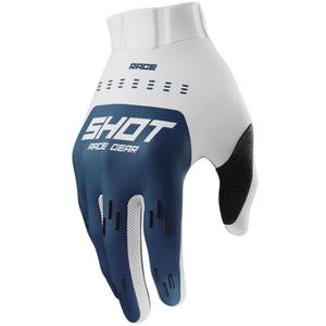 Motokrosa cimdi Shot Race Evo petrol blue