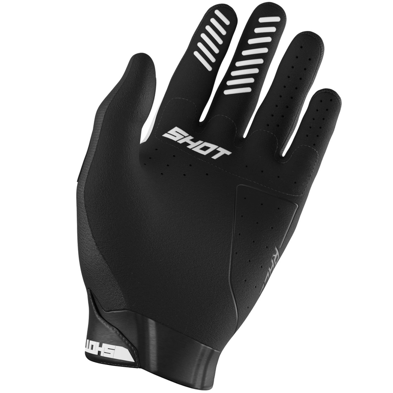 Motokrosa cimdi Shot Race Evo white