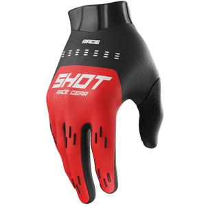 Motokrosa cimdi Shot Race Evo red