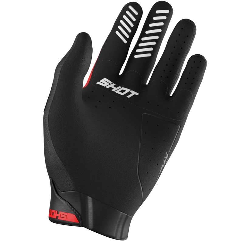 Motokrosa cimdi Shot Race Evo red