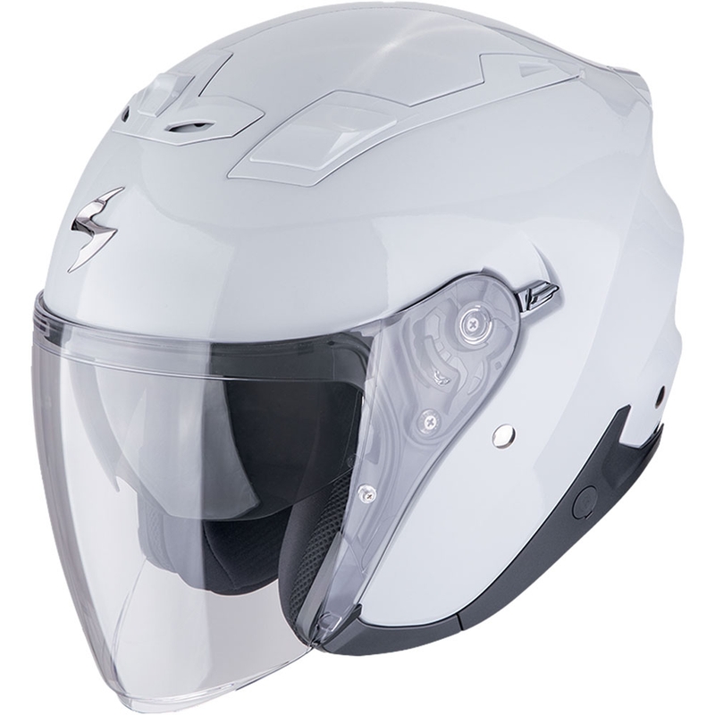 Atvērtā moto ķivere Scorpion EXO-Z1 SOLID gaiši pelēka