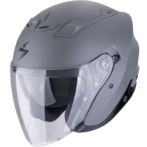 Atvērtā moto ķivere Scorpion EXO-Z1 SOLID matēta cementa pelēka