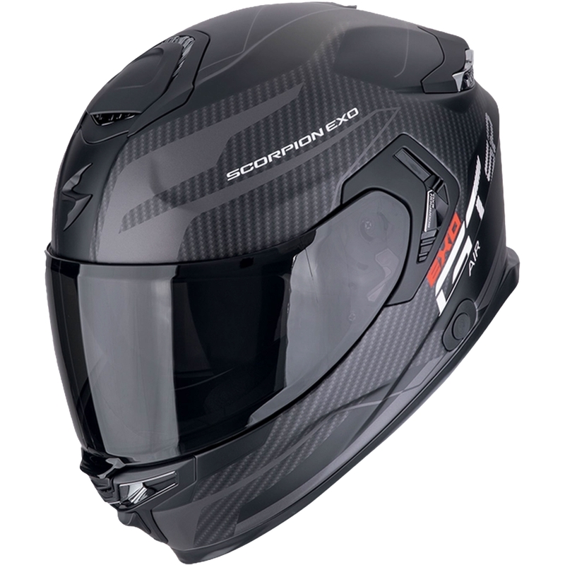 Integrēta moto ķivere Scorpion EXO-GT SP AIR FLEX matēts melns-sudrabs