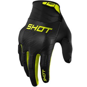 Motokrosa cimdi Shot Drift Onyx fluo yellow